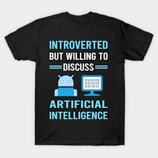 Introverted Artificial Intelligence AI T-Shirt